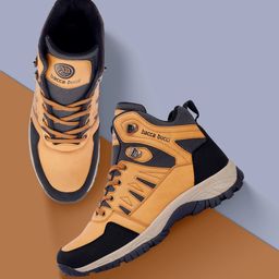 bacca bucci HUNTER 6 inches Hiking/Snow boots for men for outdoor Trekking - Water Resistant Boots For Men-picture-1