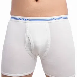 vip Men's Cotton Solid Trunks Advanta White-Pack of 3 image 2