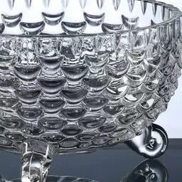 greatzon Glass Dessert Bowl Crystal Clear Tableware Round ice Cream Bowl Disposable image 2