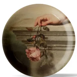 nestroots Vintage Flower Porcelain Wall Plates image 4