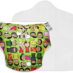 superbottoms 2 Freesize Uno Cloth Diapers 2 Inserts, 2 Booster & 3 Easy clean Sheets image 2