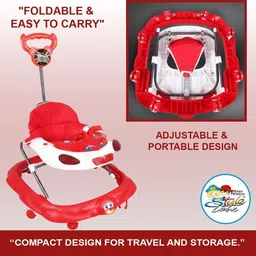 stylezone Musical 2-in-1 Walker With Parent Rod image 4