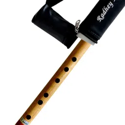 nextomart Musical Combo Flutes C Natural 7 Hole (19 Inch) & C Sharp 7 Hole (18.5 Inch) Bamboo Flute Bansuri With Flute Carry Bag Free Bamboo Flute image 3