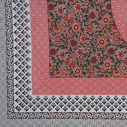 liladeep Cotton Single Flat 152 TC Jaipuri Prints Bedsheet image 2