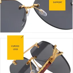 unv Gradient Oval Sunglasses (Free Size) image 2