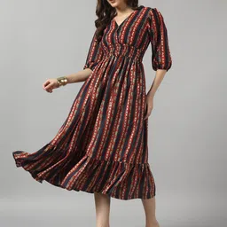 raiyani fashion Printed Crepe Stitched Anarkali Gown-picture-24