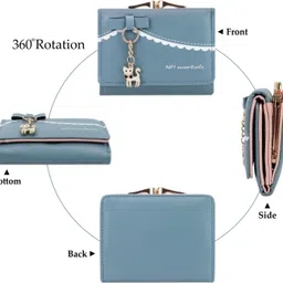 nfi essentials Casual Pink, Blue Clutch - Mini image 2