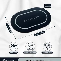 sirara praveeen Rubber Bathroom Mat image 2