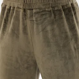 harpa Women Solid Olive Track Pants image 4