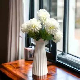 White Polyester Artificial Flower by Art Street-picture-27
