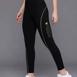 hrx by hrithik roshan Solid Women Black Tights-picture-36