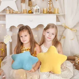 avs Star Pillow Cute Star Shaped Cushion Room Decor Plush Cushion for Bedroom Sofa - 35 cm image 3