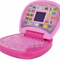 Educational Learning Laptop for Kids with LED Display, Alphabet ABC and 123 Number Learning Computer for Kids (Laptop Pink)-image-16