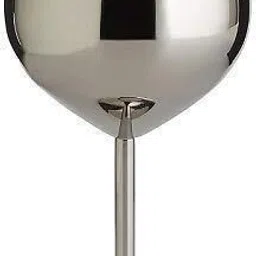 daivik (Pack of 2) SteelGlass-1 Glass Set Wine Glass image 3