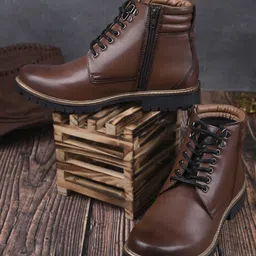 louis stitch Boots for Men suitable for Biking Hiking - (RGBT-WBC) UK 8 Boots For Men-picture-20