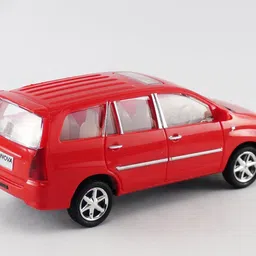 play haven Miniature Plastic Pull Back Innova Car - Red image 2