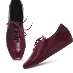 froh feet Women's Oxford Victorian Style Vintage Lace Up Brogues Shoes Brogues For Women image 5