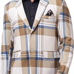 gee 5 Imported Warm Tweed Checkered Coat For Men-picture-16