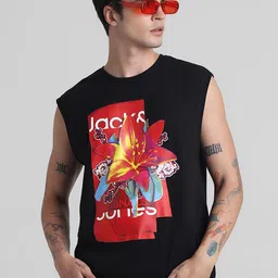 Jack & Jones Printed Pure Cotton Innerwear Vests image 2