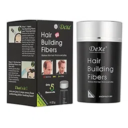 Dexe Classic Necessity Easy to Use Lose Hair Building Fibres 22g, Black image 2