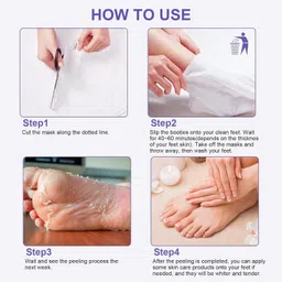 kashtabhan Kormesic Lavender Foot Peel Mask - Dead Skin Remover & Moisturizing Spa Socks image 3