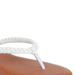 Luxyfeel Braided Open Toe Flats image 3