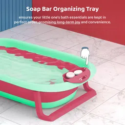 staranddaisy New Born Baby Bathtub with Soap Bar for 0 to 3 Years image 3