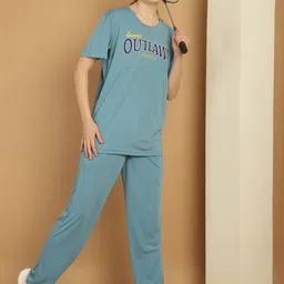 mack jonney VIMAL JONNEY Typography Printed Sports T-shirt With Trackpant image 2