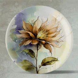 nestroots English Floral Porcelain Wall Plate-picture-17