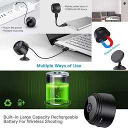 Cxoen Wifi Magnet Mini Live Stream Night Vision IP Wireless 1080P Audio Video Hidden Security Camera image 4