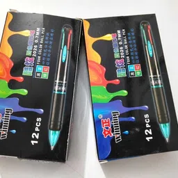 sunita enterprises Smooth Writing 4 in 1 Multicolor Ballpoint Pen with Soft Grip for School, Office Ball Pen Refill image 4