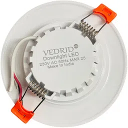 vedrid 9-Watt jelly Round Led Down light (Pack of 6) Downlighter Ceiling Light Ceiling Lamp image 3