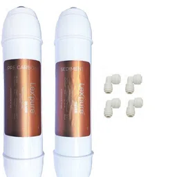 fillico Sediment and Carbon Filter Cartridges with100 GPD membrane,1 year RO service kit Solid Filter Cartridge image 2