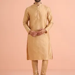 KISAH Self Design Sherwani Set image 2