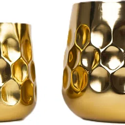 rukmini favours Curve Vase 9x8 Inch | Handcrafted Iron Home Decor Vase Iron Vase-picture-22