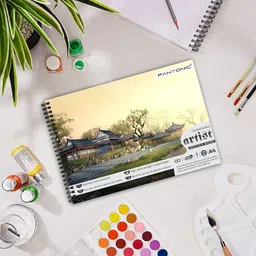 pantonic A4 Top Spiral-Bound Sketchpad for Artists I Sketching & Drawing Acid Free Paper Sketch Pad image 4