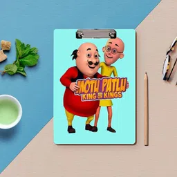 jdmidiasolution Motu Patlu Wooden Clip Examination BoardSize 14x10-picture-46