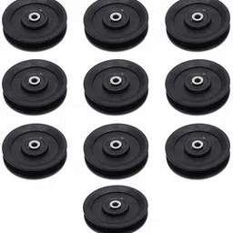 artic height Exercise Machine Attachment Pulley 4-inch with Inbuilt Bush & Bearing - Pack of 10 Climbing Pulley image 3