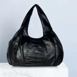 all day 365 Women Black Shoulder Bag image 1