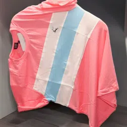 magneto Men Striped Round Neck Pure Cotton Pink T-Shirt-picture-40