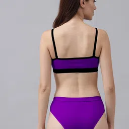 Aamarsh Pack Of 3 Cotton Bra & Briefs image 3