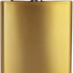acero inox Stainless Steel and Color coating Hip Flask 7 Oz (206 ml),GOLDEN SET OF 4 STAINLESS STEEL Hip Flask image 4