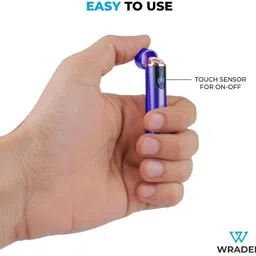 wrader USB Cigarette Lighter with On/Off Touch Sensor Flameless Windproof Portable Rechargeable USB Lighter Mini Electric Slim Cigarette USB Lighter Pocket Lighter image 3