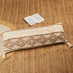 White Cotton Bohemian tufted 70x60 Inches Throw by Jutie Pie-image-19