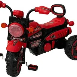 rideandfun Trike Cycle Backrest and Big Wheels with Musical Horn Lights for Kids Kids trike02 Tricycle-picture-11