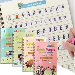 snowshell Magic Reused Practice book For Kids Handwriting 4 Book Drawing Books Magic Zx226 image 5
