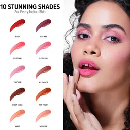 mila beaute Gloss Girl Lip Gloss Fuller Lip Effect & Extra Hydration With Mango Seed Butter image 5