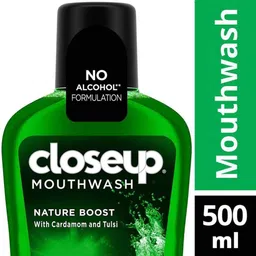 closeup Nature Boost Mouthwash - Cardamom & Tulsi-picture-12
