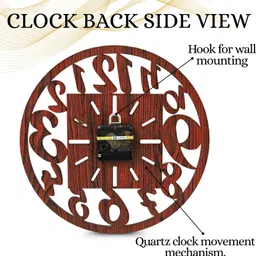 kanvotek Analog 30.8 cm X 30.8 cm Wall Clock image 2