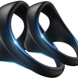 Gomytoy BMK.BMD_Ring-2 Premium Comfort Ring, Pack of 2 | Stretchable Silicone Support Band Massager-picture-24